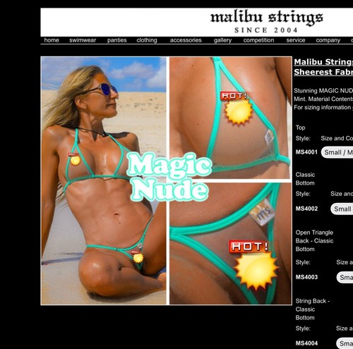 Bikini malibu strings magic - bikini,