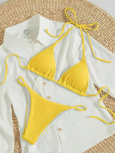 Bikini giallo sole - sole, micro